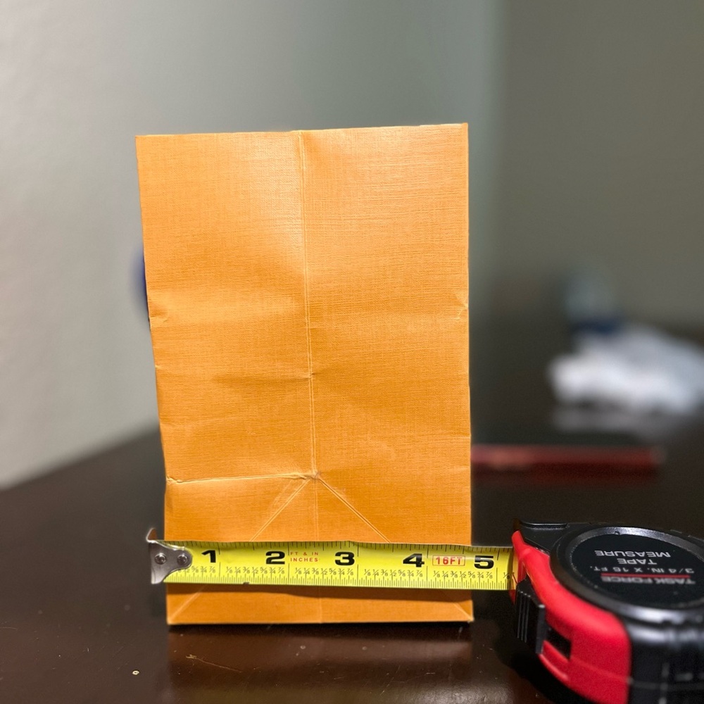 Louis Vuitton Orange Gift Bag - Picture 4 of 4